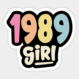 1989 Girl Sticker